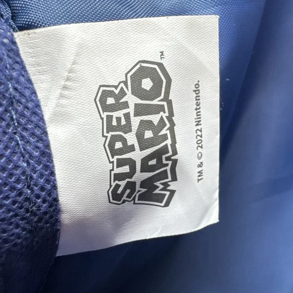 Super Mario 17" Backpack With Laptop Sleeve Book Bag Nintendo Zippered School - Picture 11 of 11